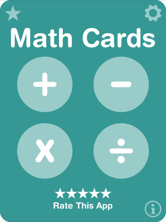 Big Math Flash Cards School Apps 148Apps