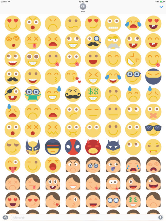 Funny Emoji Stickers Plus screenshot 3