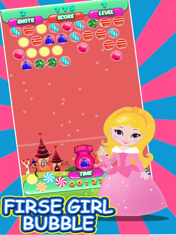 App Shopper: Princess Girl Bubble Candy Game (Games)