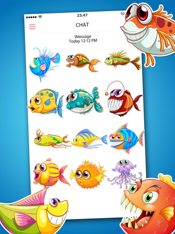 Fish Stickers Pro screenshot 4