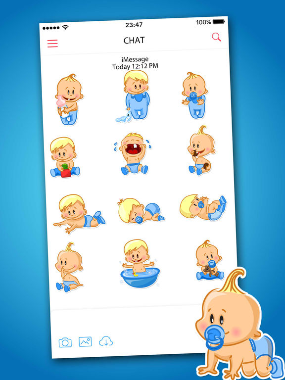 Funny Toddlers Stickers screenshot 4