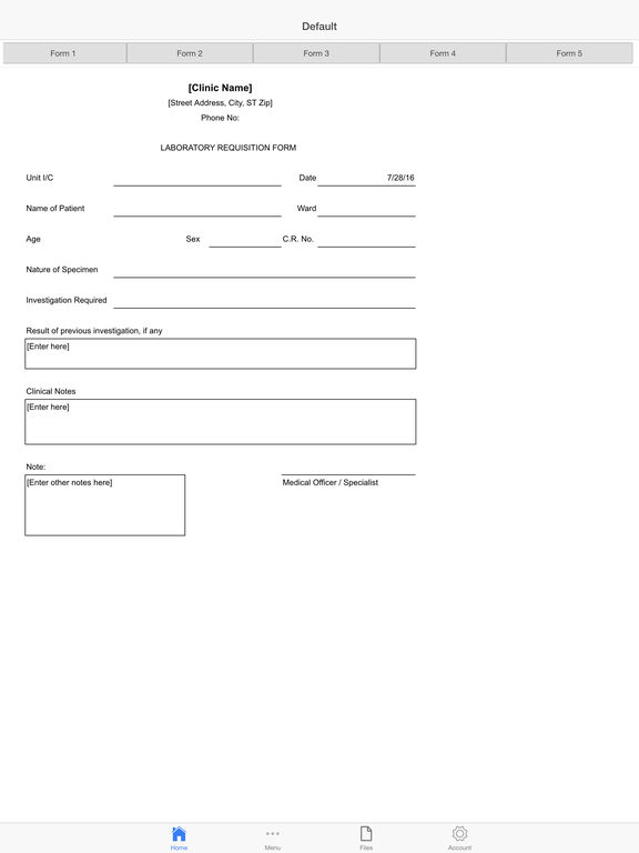 Medical Requisition Form screenshot 6