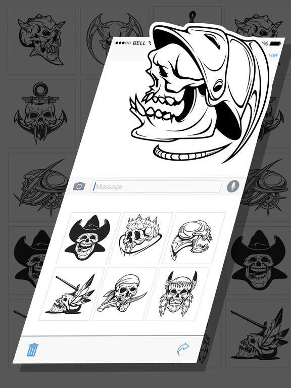 Pirate Skulls Stickers 2017 screenshot 5