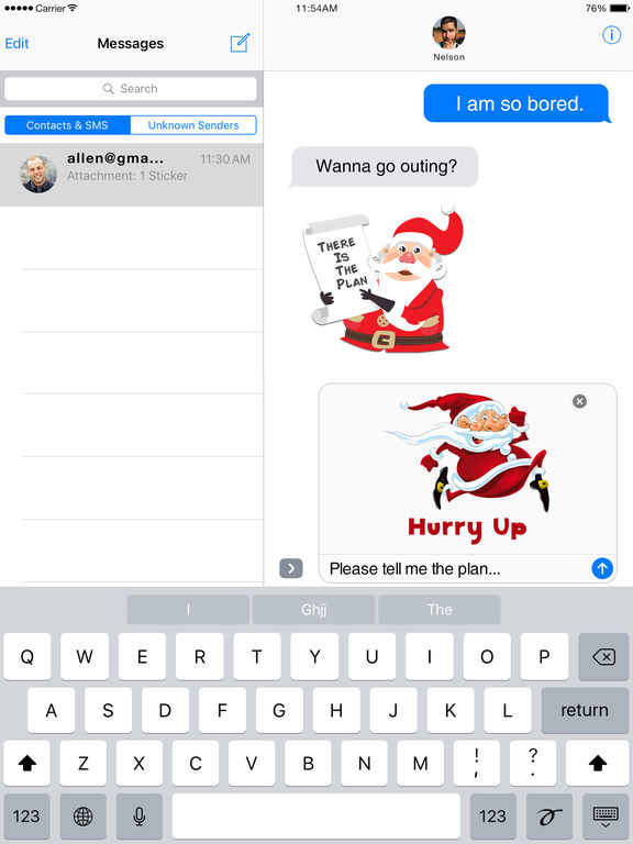 SantaMoji - Christmas Santa Stickers for iMessage screenshot 6