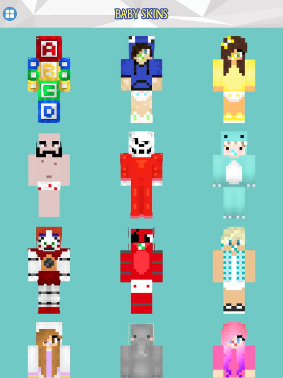 Fnaf Roblox And Baby Skins Free For Minecraft Pe Apps - 