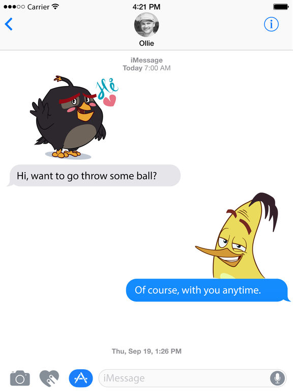 Angry Birds Stickers screenshot 8