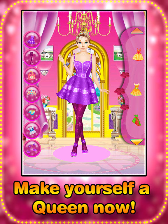 Princess dress up planner - cute princess dress up games for girls screenshot 8