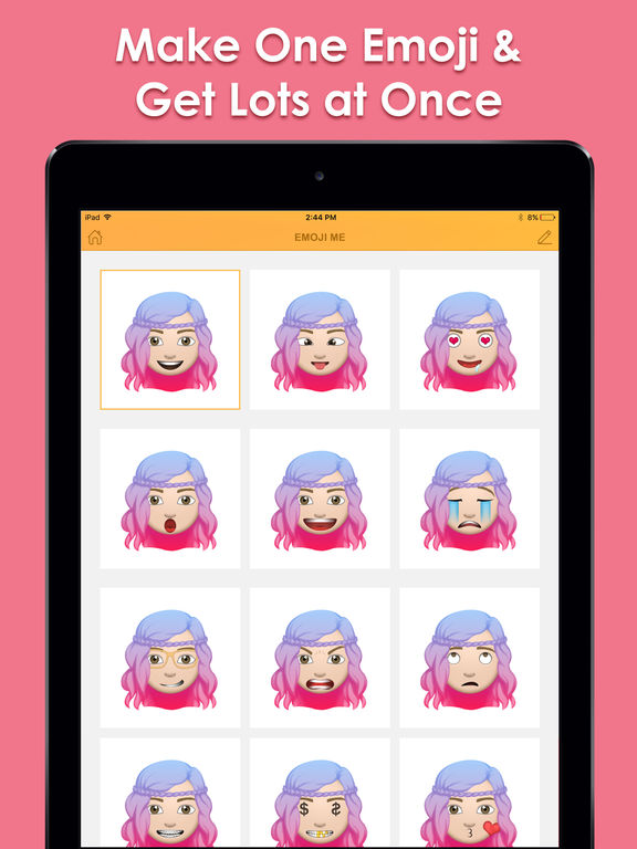 Moji Me Face Maker Free - Edit Custom Emoji Avatar by Di Zhang