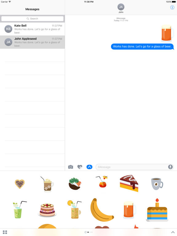 Mealtime Stickers pack screenshot 5