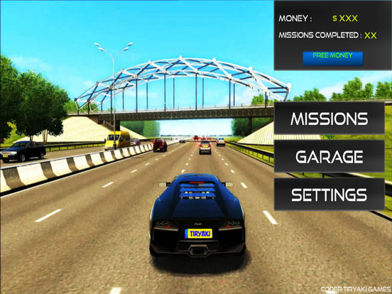 Racing in City - Driving Car in Traffic 2017 screenshot 4